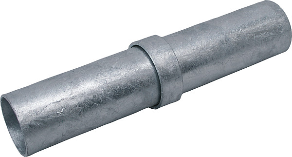 Rohrkupplung innen für Rohr ⌀ 48 mm (1½", Länge 26 cm, außen ⌀ 40 mm)