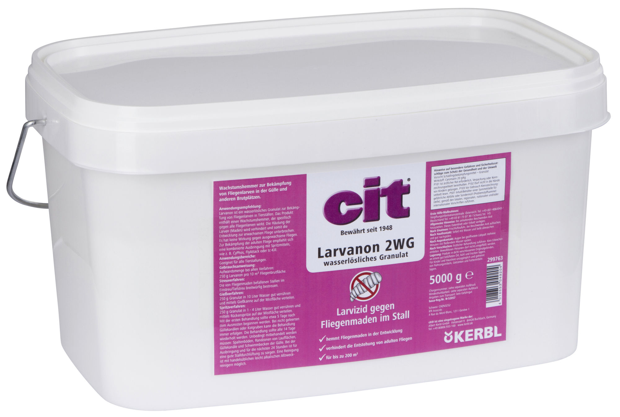 Cit Larvizid Larvanon 5kg 2 SG wasserlösliches Granulat,