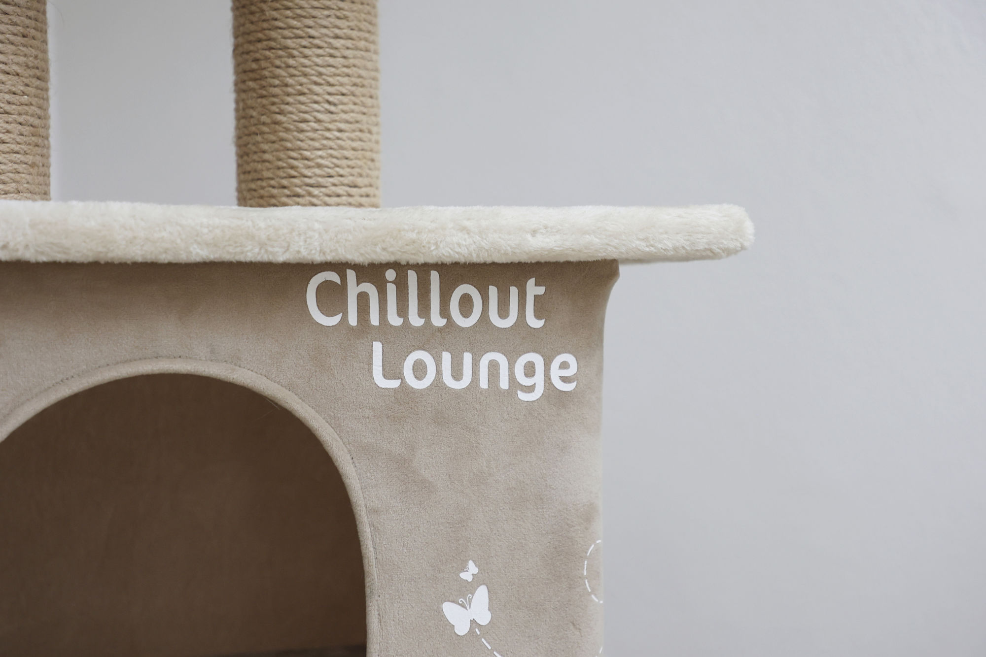 Kratzbaum Chillout Lounge beige/braun 70x59x136cm