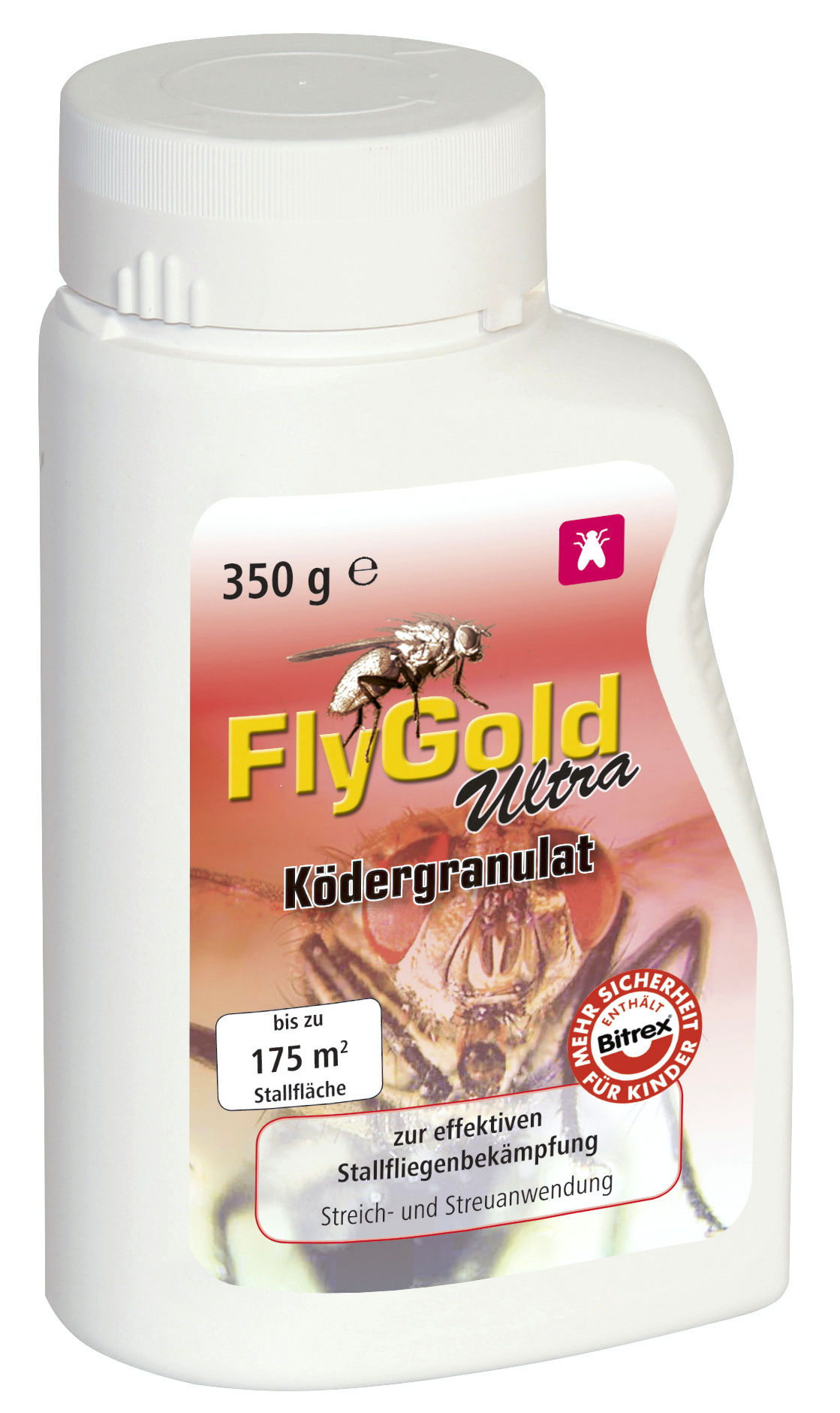 FlyGold ultra Granulat 350 g Frass- und Kontaktinsektizid