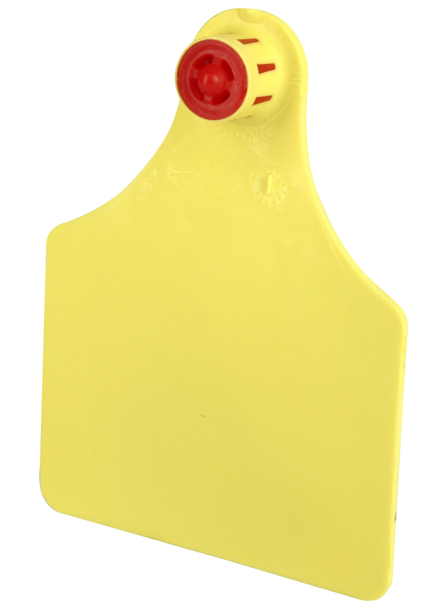 FlexoPlus Rinder-Ohrmarke D/D blanko, Dorn- u Lochteil, gelb