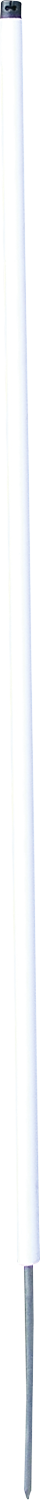 Kunststoffpfahl rund, weiß, d=19mm, verz. Einzelspritze (10 Stück / Pack)