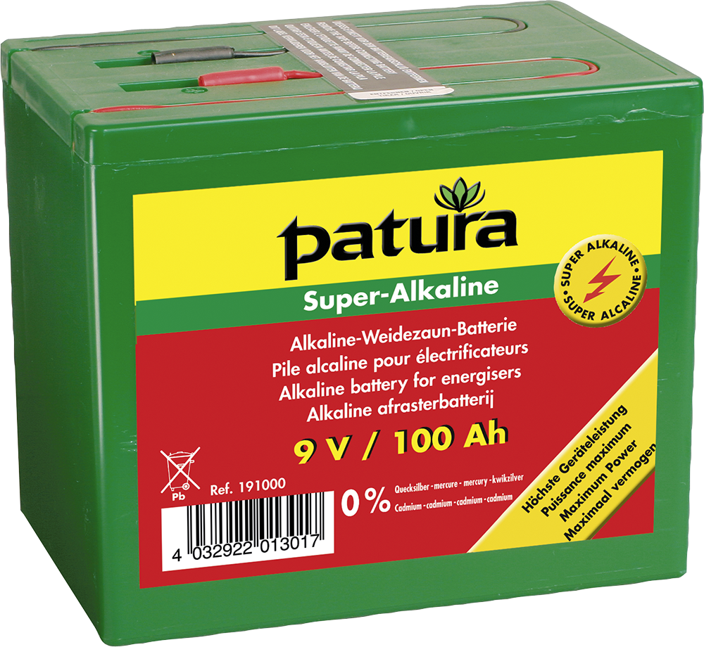 Super-Alkaline Weidezaun-Batterie 